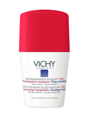 Image VICHY DEODORANT DETRANSPIRANT INTENSIF TRANSPIRATION EXCESSIVE  50MLX2